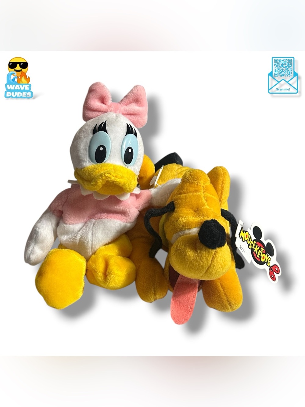 Disney Mouseketoys Daisy Duck & Pluto Mini Plush Set
